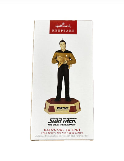 Hallmark 2023 Keepsake Star Trek Data's Ode to Spot Christmas Ornament New Box