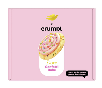 Dove X Crumbl Limited Edition Confetti Cake Body Care Gift Set 4 Count