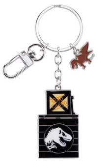 Universal Studios Jurassic World Crate Keychain New With Tag