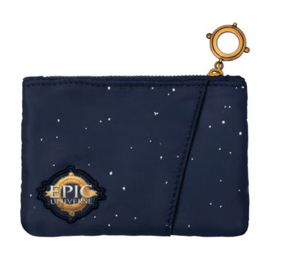 Universal Studios Epic Universe Logo Zippered Wallet New With Tag