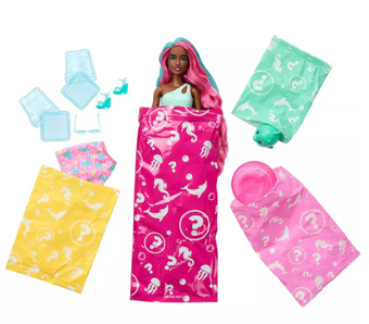 Barbie Pop Reveal Doll Sea Slushy Series Fashion Doll Dolphin Toy New With Tag
