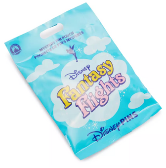 Disney Parks Fantasy Flights Mystery Pin Pouch Blind Pack – 5-Pc. New With Tag