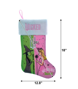 Ruz Wicked Christmas Stocking Plush Not Your Basic Witch New with Tag