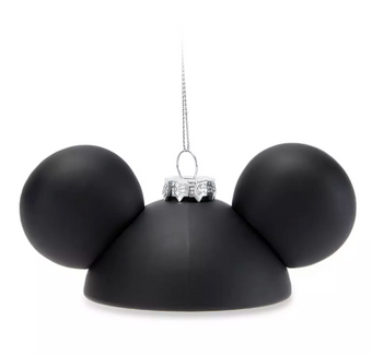Disney Parks Mouseketeer Ear Hat Glass Mickey Mouse Club Ornament New With Tag