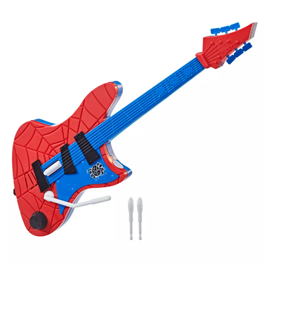 Disney Spider-Man: Across the Spider-Verse Spider-Punk Web Blast Guitar New Box
