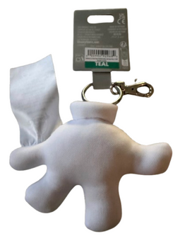 Disney Parks Mickey Mouse Glove Plush Keychain Charm New with Tag