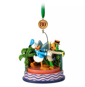 Disney 80th Saludos Amigos Legacy Sketchbook Christmas Tree Ornament New w Tag