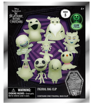 Disney Nightmare Before Christmas Surprise Figural Bag Clip Series 8 New