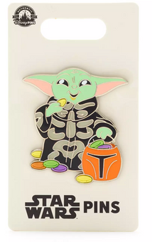 Disney Parks Grogu Halloween Pin, Star Wars: The Mandalorian New With Card