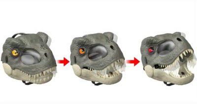 Jurassic World Rebirth T-Rex Rage N Roar Mask with Led Light Up Eyes Roar 2025