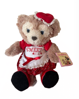 Disney Parks Shelliemay the Disney Bear Sweet Kisses Valentine Plush New w Tag