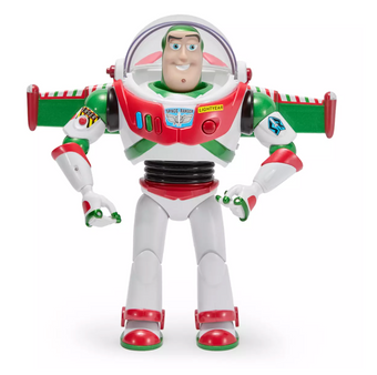 Disney Buzz Lightyear Christmas Talking Action Figure Toy Story 12'' Limited New