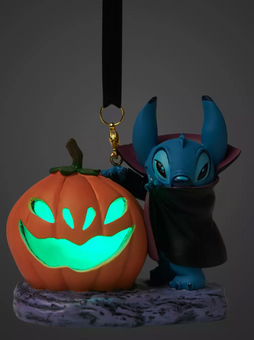 Disney Parks Halloween 2024 Stitch Light-Up Christmas Ornament New With Tag