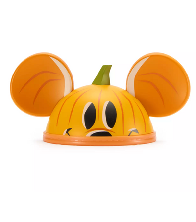 Disney Parks Halloween Mickey Pumpkin Jack-o'-Lantern "EAR''esistibles New