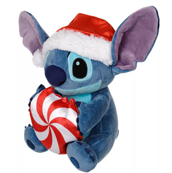 Disney Holiday Stitch with Peppermint Candy Plush New with Tags