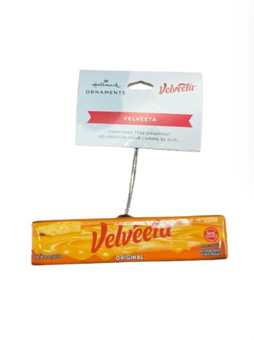 Hallmark Kraft Velveeta Cheese Shatterproof Christmas Ornament New with Tag