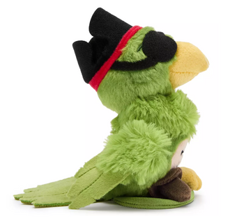 Disney Parks Pirates of the Caribbean Pirate Parrot Magnetic Shoulder Plush New