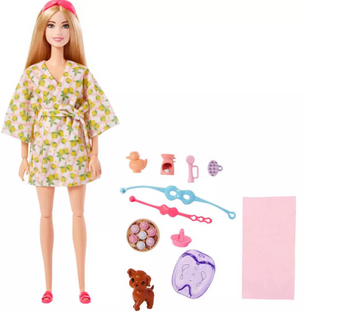 Barbie Wellness Self-Care Spa Day with Puppy Toy New with Box