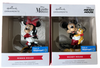 Hallmark Disney Mickey & Minnie With Puppy Christmas Tree Ornament New With Box