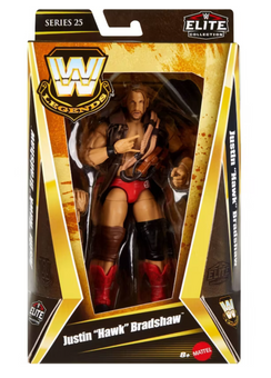 WWE Elite Legends Justin Hawk Bradshaw Action Figure Collectible Toy New W Box