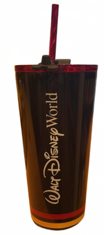 Disney Parks Mickey Mouse Standing Tumbler With Straw WDW New With Tag