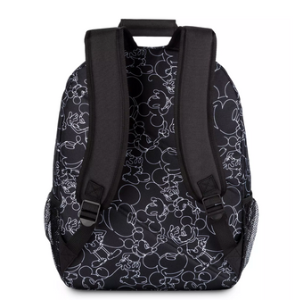 Disney Back To School Mickey Black Backpack New with Tag