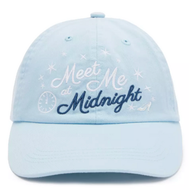 Disney Parks Meet Me at Midnight Cinderella Baseball Cap Hat Adults New With Tag