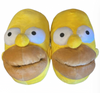 Universal Studios Simpsons Homer Simpson Men's Plush Novelty 3D Slippers New