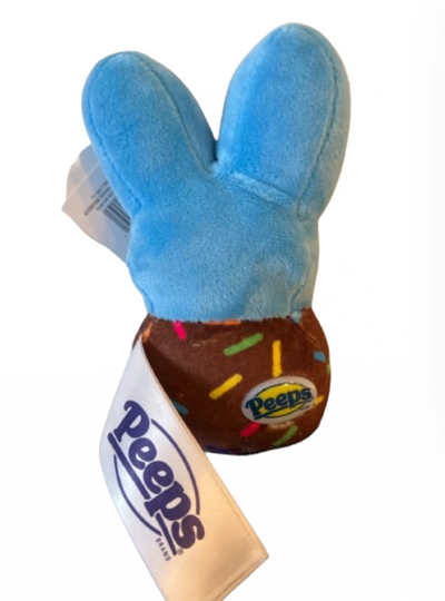 Peeps 2024 Peep Chocolate Scented Blue Easter Bunny 5.75" Plush New with Tag