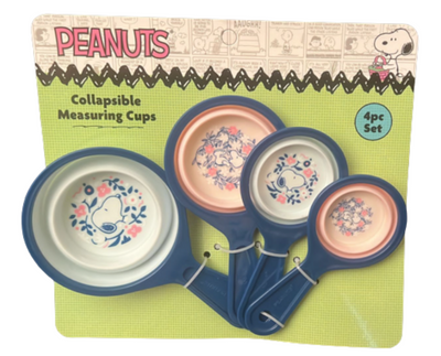 Peanuts Snoopy Collapsable Measuring Cups Set of 4 New With Tag
