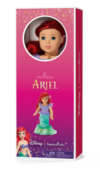 American Girl Disney Princess Ariel Doll Little Mermaid 18'' Toy New With Tag