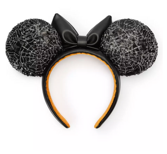 Disney Parks Minnie Mouse Halloween Ear Headband for Adults New with Tag