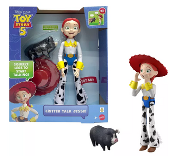 Disney Pixar Toy Story 5 Critter Talk Jessie 12" Action Figure JD Pig New w Box