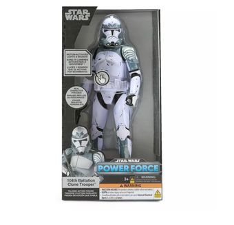 Disney Parks Star Wars 104th Battalion Clone Trooper Power Force Action Figure N
