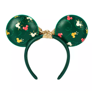 Disney Parks Mickey Icon Holiday Lights Ear Headband for Adults New with Tag