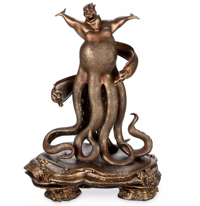 Disney The Little Mermaid Ursulal Light-Up Bronze Figurine New with Box