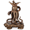 Disney The Little Mermaid Ursulal Light-Up Bronze Figurine New with Box