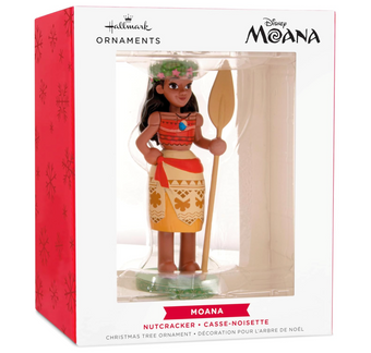 Hallmark Peanuts Moana Nutcracker Christmas Tree Ornament New with Box