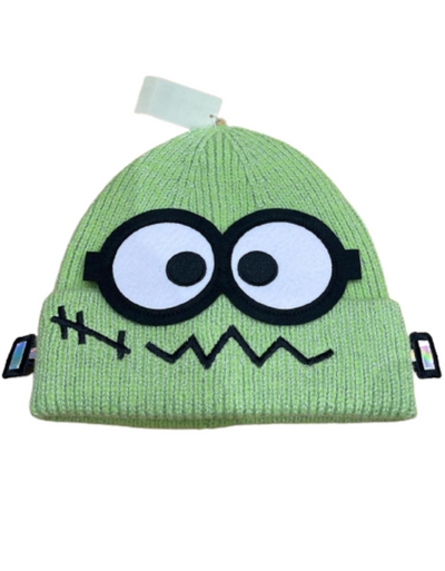 Universal Studios Despicable Me Minion Halloween Monster Bob Knit Hat New w Tag