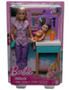 Barbie Pediatrician Doll Doctor Playset Accessories Purple Scrubs New with Box