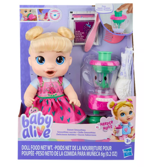 Baby Alive Sweet Smoothies Harper Hugs Baby Doll New With Box