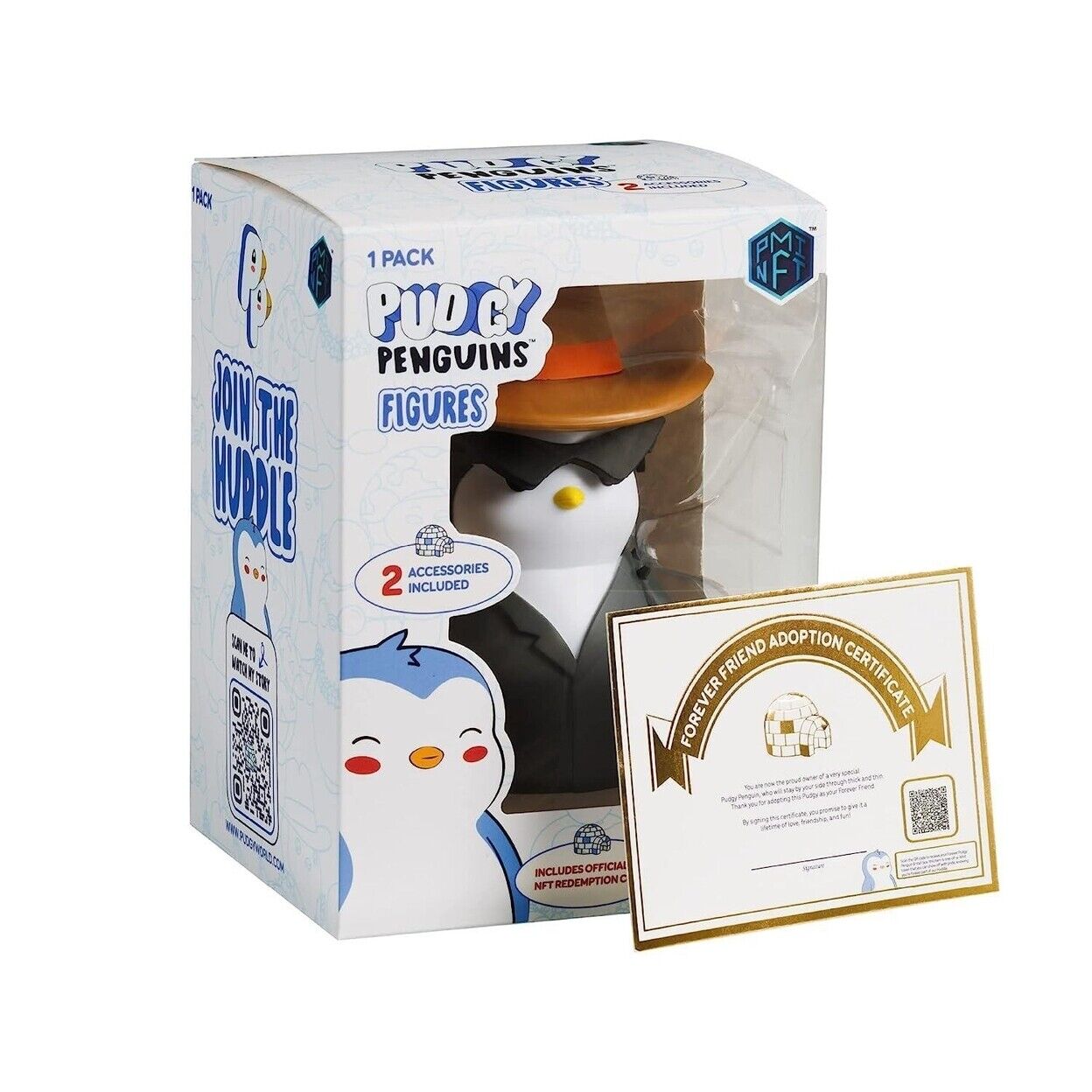Pudgy Penguins Cowboy Adopt Forever Friend with Outfits Figure New with Box