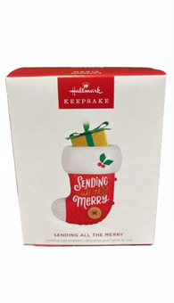 Hallmark 2024 Keepsake Sending All the Merry Recordable Sound Christmas Ornament
