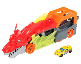 Hot Wheels Dragon Launch Transporter Vehicle Toy New With Box