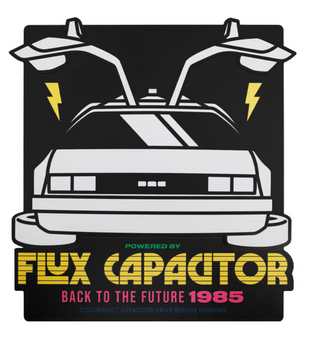 Universal Studios Back To The Future Wooden Sign New with Tags