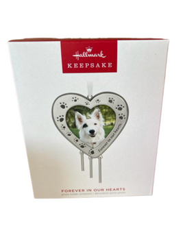 Hallmark 2023 Keepsake Forever in Our Hearts Photo Frame Pet Memorial Ornament