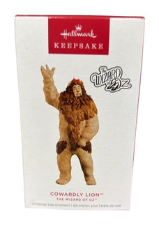 Hallmark The Wizard of Oz Cowardly Lion Christmas Ornament New With Box