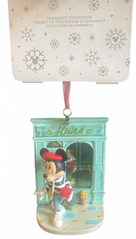 Disney Parks Epcot France Pavilion Mademoiselle Minnie Mouse Christmas Ornament