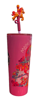 Disney Parks WDW Starbucks Magic Kingdom Stainless Steel Tumbler New With Tag