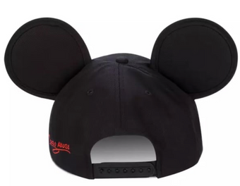 Disney Parks Baseball Cap Hat - Mickey Mouse Ear Hat - Black New With Tag